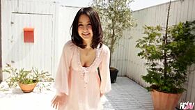 ayumi iwasa's hairy pussy licked and creampied uncensored