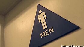 Ebony slut fingers pussy blows monster gloryhole cock