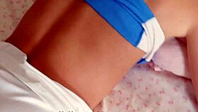 Oh Wow! Intense Massage Turns Creampie While Alone!