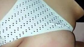 imagine sliding your cock all the way in with her thong pushed aside feels so damn tight