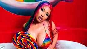 imagine nicki minaj's big tits teasing you horny
