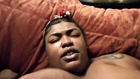 i cum so hard deep in my pregnant ebony bbw girlfriend's pussy