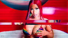 imagine nicki minaj's big tits teasing you horny