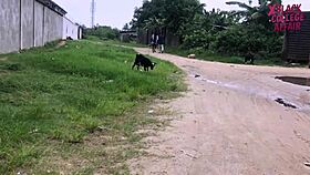 Ghana Schoolgirl Ditches Class for Bent-Over Black Cock Pounding in Classroom