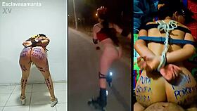 hey guys exercising bound slut samanta hard with ropes 😈🪢💦