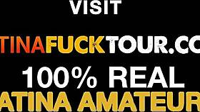 first date bumble match with hot flexible latina teen turns into rough deepthroat doggystyle pounding
