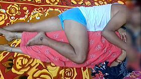 desi village beauty's tight pussy stretched first time outdoor pounding