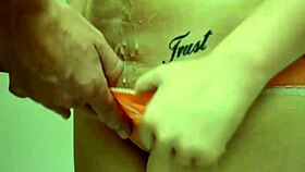 Satin panties overflow with hot cum in steamy compilation