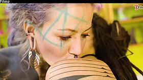 Hey tattooed goth punk, fist my ass hard till orgasm with big toys dp!