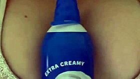 saudi virgin's huge boobs drip whipped cream nipples masturbate