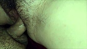 peek at her dripping hairy pussy in intense pov