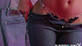 Adriana Chechik Teases Petite Tits In Playboy Softcore