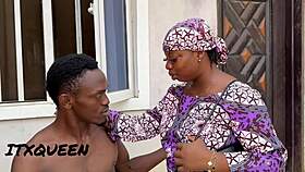 Sexy neighbor craves my huge african cock deep inside!