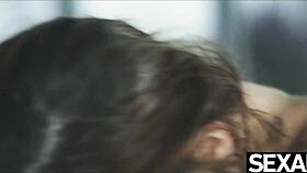 Sexy lingerie lesbians finger lick to multiple orgasms