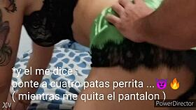 Amateur emo couple fucks passionately with a watching friend