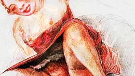 vintage erotic art from antique collections