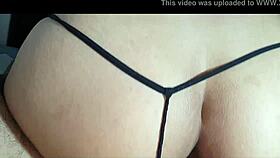 Latina teen slut rides cock anally to squirting creampie orgasm bliss