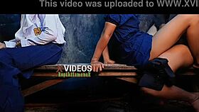 Indonesian Teen Joins Brother's Homemade Group Fuck After School