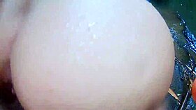 that exotic couple fucks dirty in the tropical rain hitting orgasm deep in the jungle shower