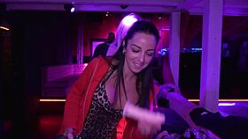 hot blonde brunette swingers fucked backstage club 😩💦