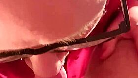 Hey, this cock-loving bitch with glasses slurps deep on homemade video