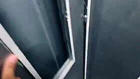 gorgeous redhead fingered hard then facefucked on knees cumshot pov