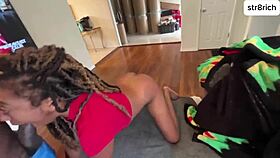 watch fijii's creamy ass get blacked hard by hubby's bbc in stunning anal creampie action