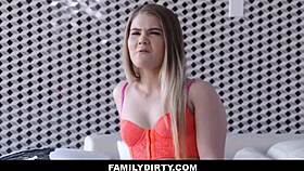 Hot Blonde Teen Fucks Big Cock Stud