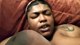 i cum so hard deep in my pregnant ebony bbw girlfriend's pussy