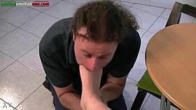 Italian bbw dominates with feet humiliation in dismissal menace trailer