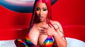 imagine nicki minaj's big tits teasing you horny