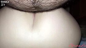 Quick hard fuck with lover in lingerie bent over for creampie cumshot