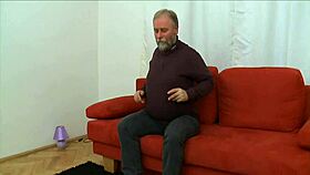 ever wonder how this cute young russian gal handles that old guys rough cock in her tight pussy