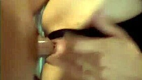 she moans as they pound her huge ebony ass hard