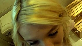 She YELLS I'm PEEING, get out! but then BEGS for HARD FUCKING