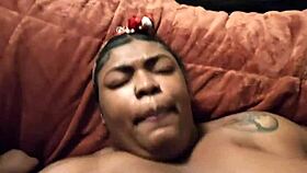 i cum so hard deep in my pregnant ebony bbw girlfriend's pussy