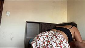 Wife moans wildly while riding her husband's friend's massive cock