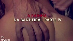 A sultry Brazilian milf rules the bathtub in this steamy trailer part four