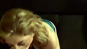 Horny Milf Deepthroats Hubby's Monster Cock Cum Explosion