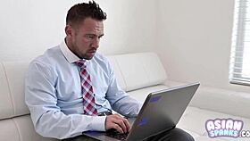 rough interracial pounding my petite asian doll