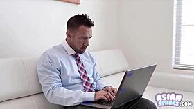 rough interracial pounding my petite asian doll