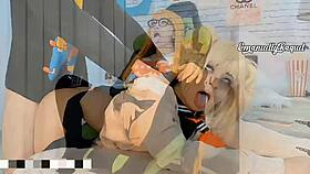 emanuelly raquel plays dirty twerking cameltoe footjob anal plug game