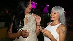 i pound this hot latina babe at the wild swinger party