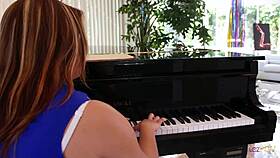 imagine stripping with teacher then devouring her huge tits pussy