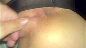 she moans as they pound her huge ebony ass hard