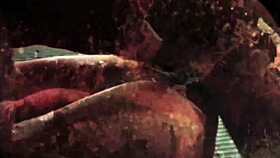 vintage babe bares hairy pussy outdoors casually