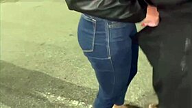 Arab brunette wife teases single guy into bareback frenzy with hubby filming