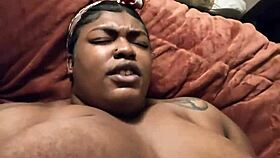 i cum so hard deep in my pregnant ebony bbw girlfriend's pussy