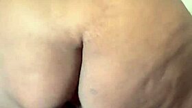 Pregnant BBW Rides Big Black Cock POV