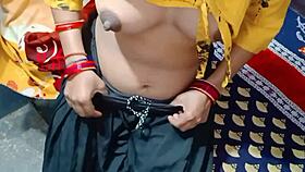 bold indian babe takes intense anal pounding in house room with lover